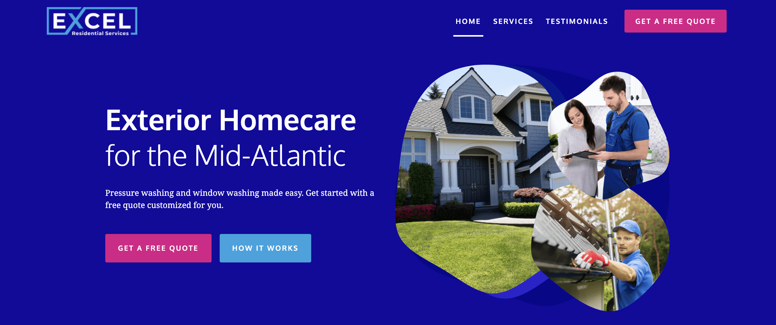 Excel Residential Services Pressure Washing and Window Washing